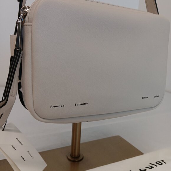 Proenza Schouler White Label Watts Off-White Leather Crossbody Camera Bag - Picture 4 of 14
